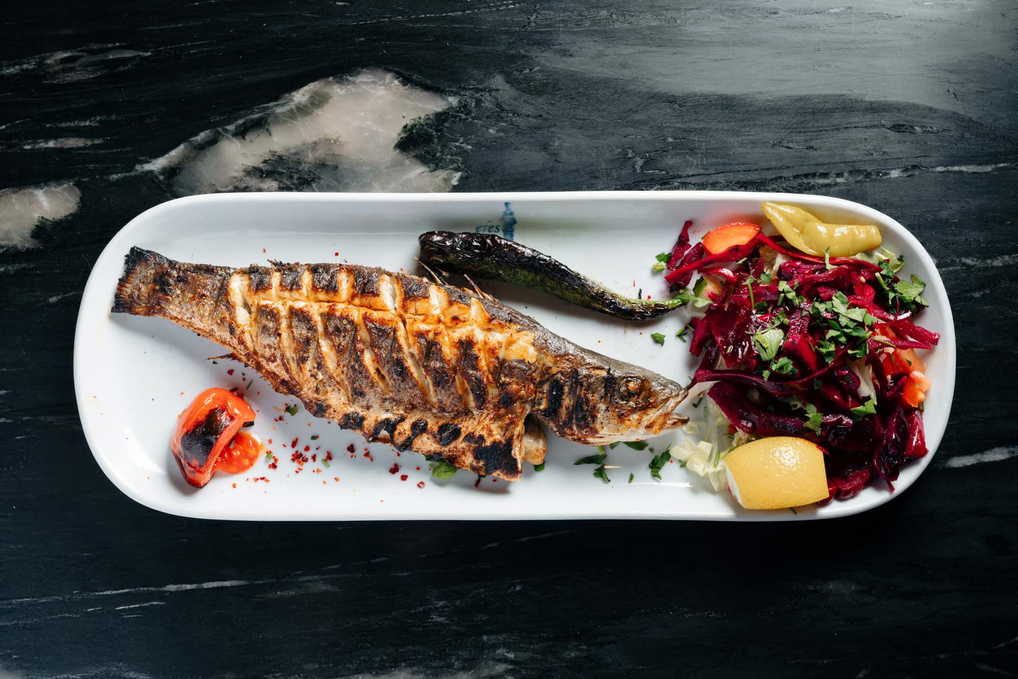Grilled Sea Bass