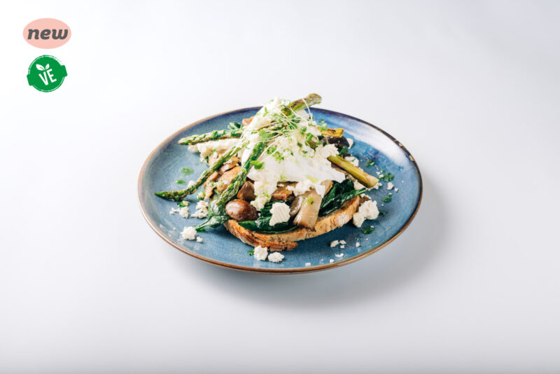 Wild Mushrooms, Feta, Asparagus & Eggs