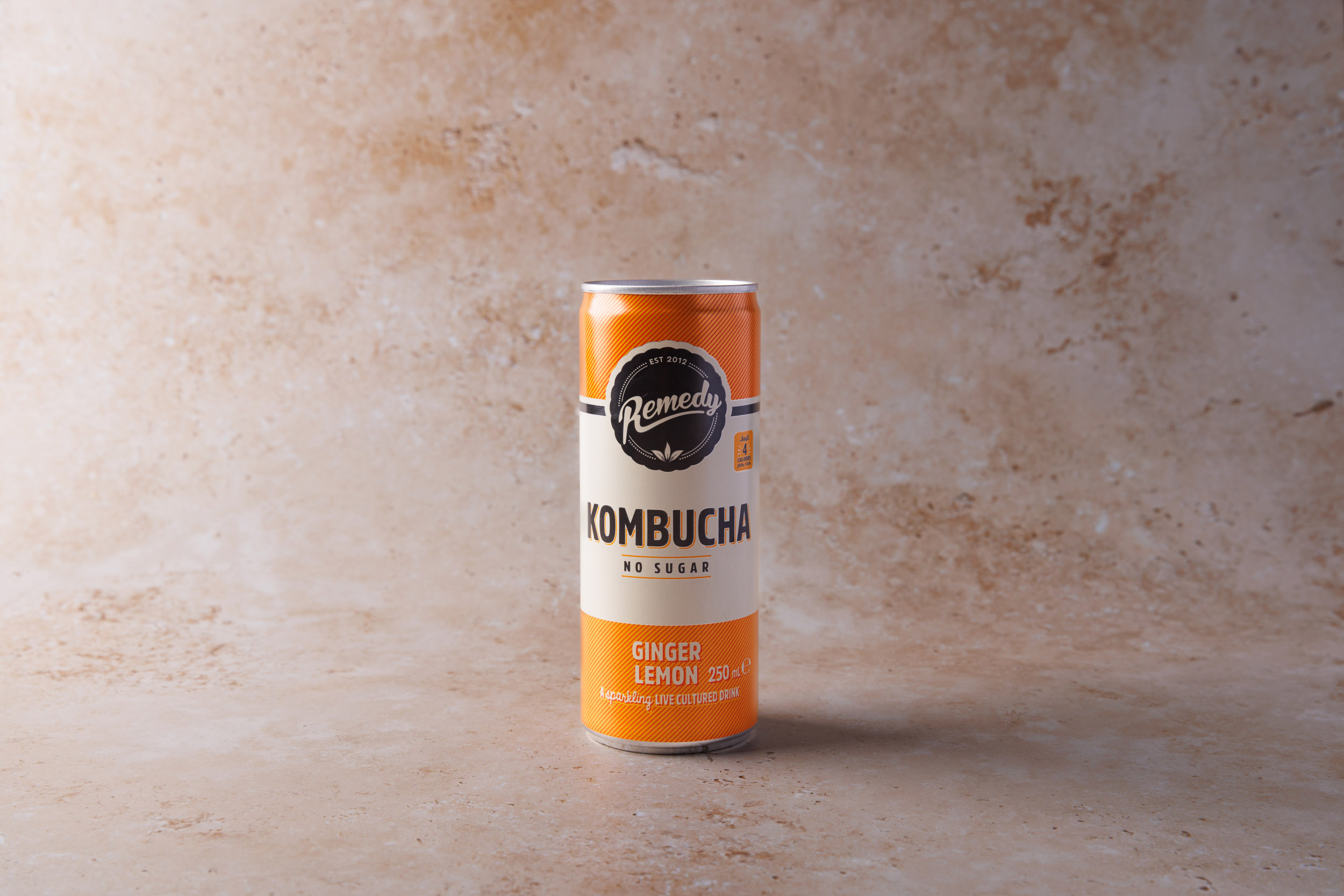 Ginger & Lemon-Kombucha(No Sugar)