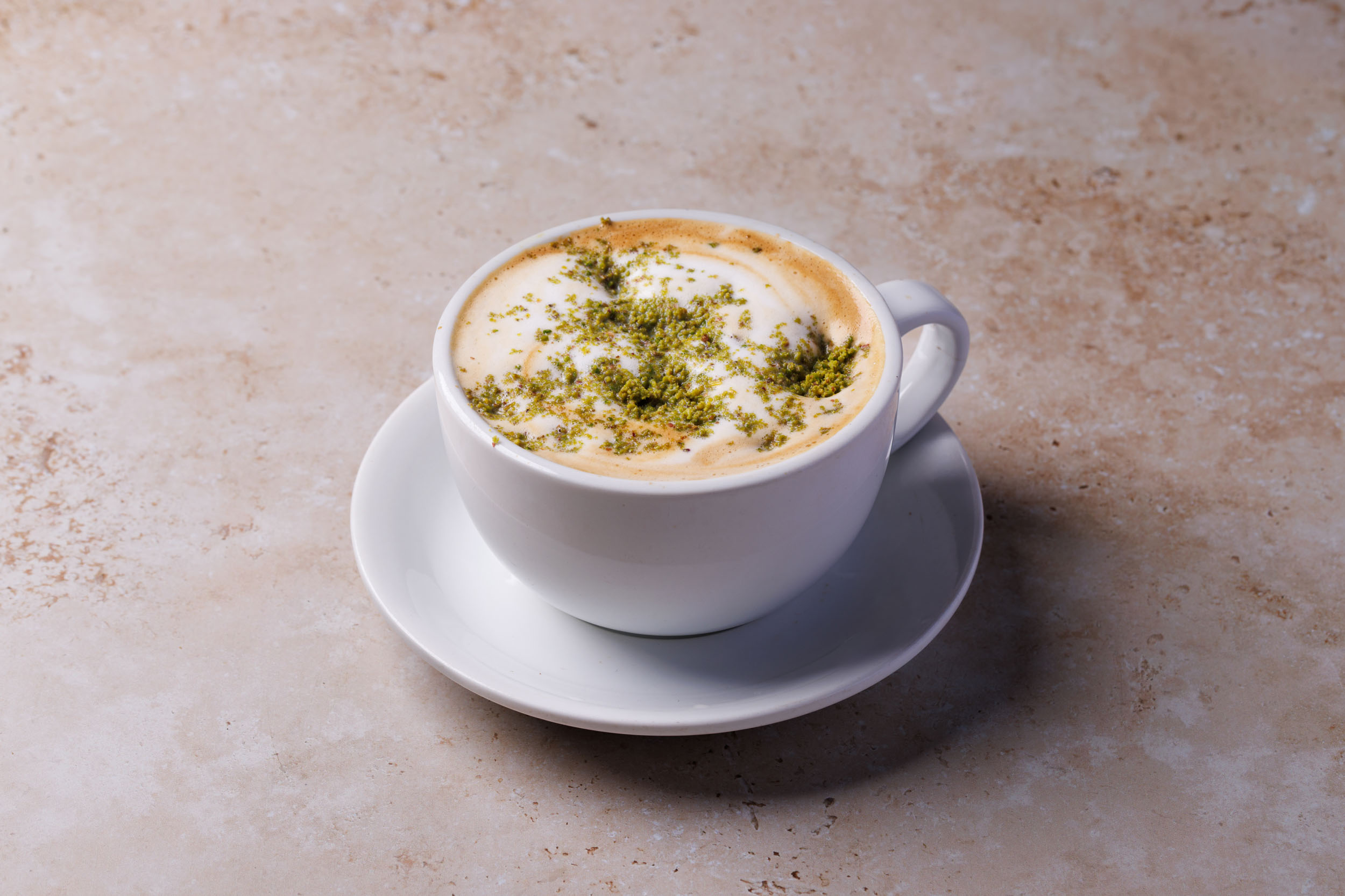 Hot/Iced Pistachio Latte