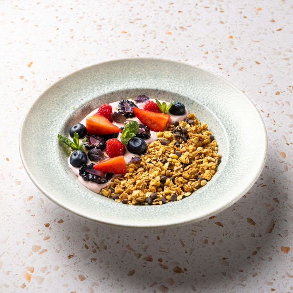 Granola with Berry Yogurt